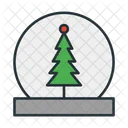 Natal Cupula Neve Icon