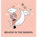 Papai Noel Feliz Ícone
