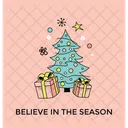 Natal Decoracao Presente Ícone