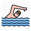 Natation  Icône