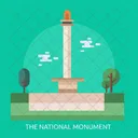 National Monument Building Icon