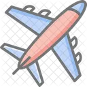 Aeroplan Flying Jet Plane Icon