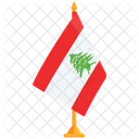 National Flag Of Lebanon Flag Of Lebanon Lebanon Icon