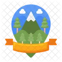 Nationalpark Reisen Berg Icon