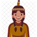 Indian Native American Icon