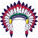 Native American Headwear  Icon