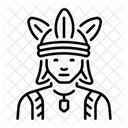 Native American Tribe Ancestor Icon