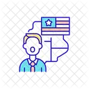Native American English Icon