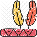 Native Head Band Clothes Dinner Icon