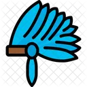 Native Head Dress Clothes Dinner Icon