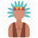 Native Man  Icon