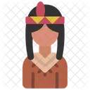 Native Woman  Icon