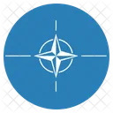 Nato Flag Circle Icon