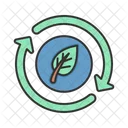 Natur recyceln  Symbol