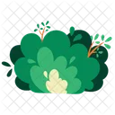 Bushes Green Nature Icon