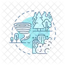 Natural disasters  Icon