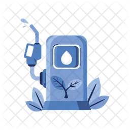 Natural energy gas station  Icon