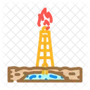Natural Gas Oil Icon