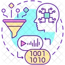 Natural language generation  Icône