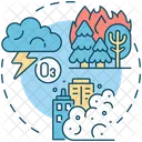Natural pollutants  Icon