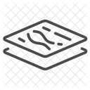 Natural wood tile  Icon
