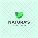 Marca Natural Insignia De La Naturaleza Logotipo De La Naturaleza Icono