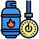 Nature Gas Energy Drilling Rig Icon