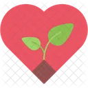 Heart Love Sprout Icon