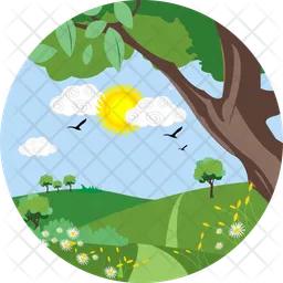 Nature scene  Icon