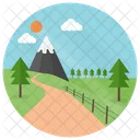 Paisagem Area Rural Natureza Icon