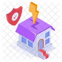Naturkatastrophe Zerstort Icon