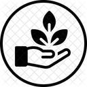 Natürlich organisch  Symbol