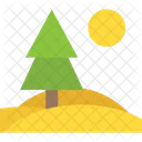 Larche Holz Baum Symbol