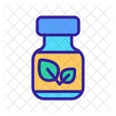 Naturopathy Medicine Jar  Icon
