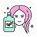 Natürliche Shampooflasche  Symbol