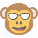 Monkey Emoji Naughty Icon