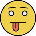 Naughty Crazy Face Emoji Icon
