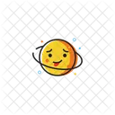 Naughty Blushed Face Blushed Emoji Icon