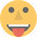 Smiley Winking Naughty Icon