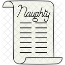 Naughty List Santa Icon