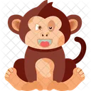Naughty Monkey Naughty Mischievous Icon