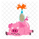 Naughty Pig  Icon