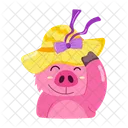 Naughty Pig  Icon