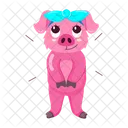 Naughty Pig  Icon