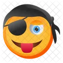 Naughty Pirate Emoji  Icon