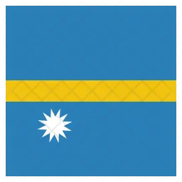 Nauru Flag Symbol