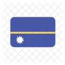 Nauru Flag Country Icon