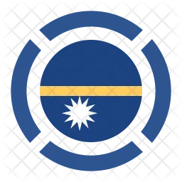 Nauru Flag Ícone