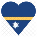 Nauru Bandeira Ícone