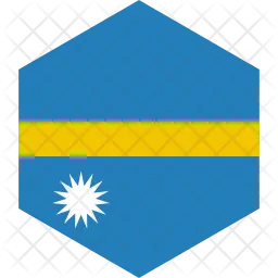 Nauru Flag Symbol